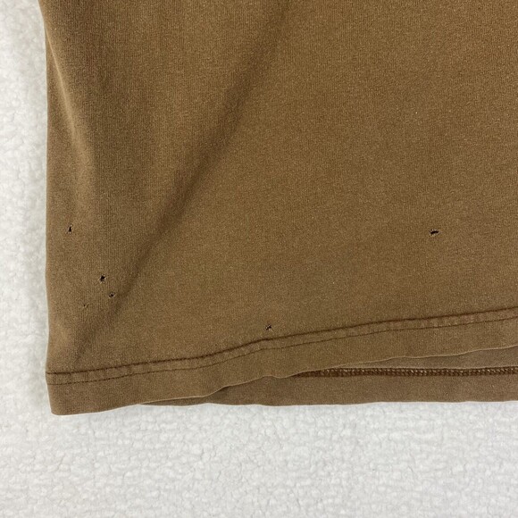 Vintage y2k Redsand Brown T-shirt Surfer Skater Logo Distressed No Tag MEASURED - Picture 4 of 11